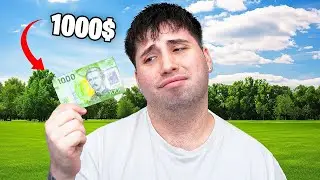Sobreviv&iacute; 24 horas con $1000 pesos