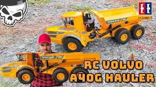A40G Volvo Hauler Kipplaster E591 003 Deluxe RC Construction Machines in real ACTION 1/20 RTR