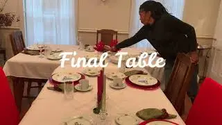 Holiday Table Settings with Antique, Thrift Store and Heirloom Items