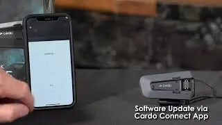 Updating Software via Cardo Connect App