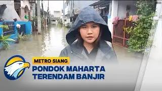 Banjir Rendam Pondok Maharta, Aktivitas Warga Terganggu - [Metro Siang]