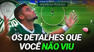 Como ANDREAS PEREIRA faz o jogo do Palmeiras ANDAR