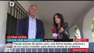 Solarlab en Telemadrid - 120 minutos