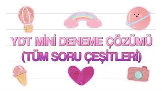 #YDT #YDS MİNİ YDT DENEMESİ ÇÖZÜMÜ (PDFİ AÇIKLAMADA)