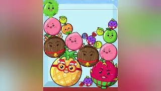 Watermelon Drop Merge 🍉 Mobile Gameplay #fruitmerge #fruitgame #fruitgames