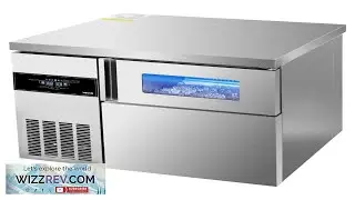 VEVOR Commercial Ice Maker Machine 220 lbs 24H Stainless Steel Ice Machine