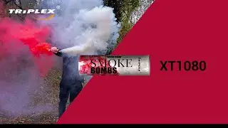 FAJERWERKI XT1080 RED-WHITE SMOKE TRIPLEX FIREWORKS