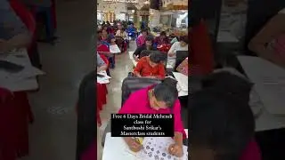 Free Mehendi class for Santhoshi Srikar&rsquo;s Masterclass students.. Read the description