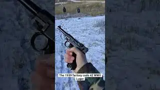 The 1939 factory code 42 Luger (Mauser). It&rsquo;s such an elegant pistol and lots of fun to shoot.