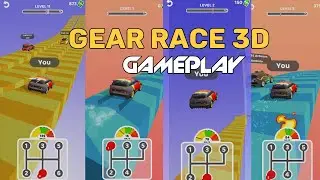 Gear Race 3D Gameplay Walkthrough Part 1 (Android Mobile)