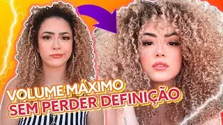 COMO FAZER VOLUME MÁXIMO SEM FRIZZ E MANTER DEFINIÇÃO