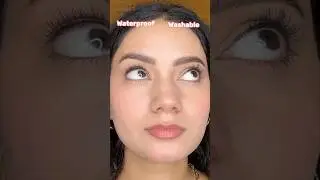 Waterproof vs Washable Mascara 👀 #makeup #mascara #ytshorts