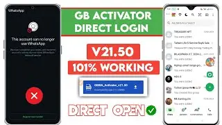 Gb ACTIVATOR Direct Login 101% Working💯 | Gb WhatsApp Update kaise | GB ACTIVATOR