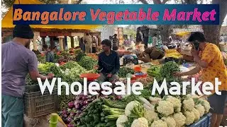 Cheapest Vegetable Market In Bangalore l Sabse Sasta Sabji Market Bangalore l Wholesale Sabji Mandi 