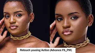 How to: Retouch yousing action (Advance FS) FREE PHOTOSHOP ACTION