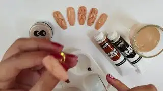 CALGEL NAIL ART PRO - GOUACHE MARBLE NAIL ART