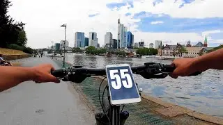 Radtour von Aschaffenburg nach Frankfurt || 55 km UNCUT