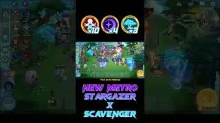 NEW METRO STARGAZERS X SCAVENGER COMBO IN SEASON 4 OF MAGIC CHESS GO GO | NEW META BUILD#mcgg #mlbb
