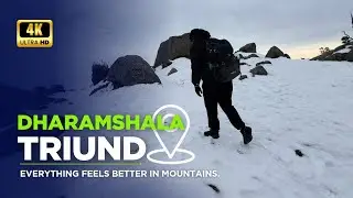 Triund Cinematic | Slow motion 4k | Snow | Dharamshala 📍