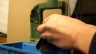 shell ejector for single stage reloading press