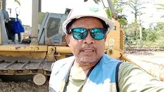 Saat melakukan test lapangan bagi siswa jurusan operator Doser