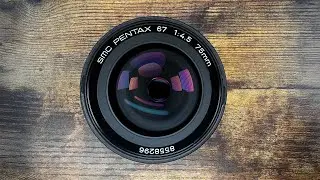 WYPRZEDAŻ SPRZĘTU! Pentax 67 SMC 75 mm f4 5 w stanie prawie idealnym, najnowsza wersja z dekielkami