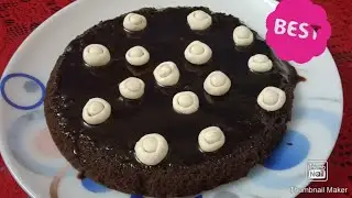 TWO INGREDIENTS CHOCOLATE CAKE RECIPE WITHOUT||EGG || MAIDA || WHIPPED CREAM ||OVEN|| LOCKDOWN CAKE