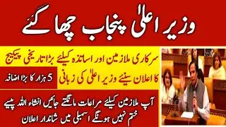 Big Announcement of CM Punjab for Government Employees l Big Packages for Govt Servants l Employees