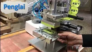 Semi Automatic labeler Square and flat bottles self adhesive labeling machine