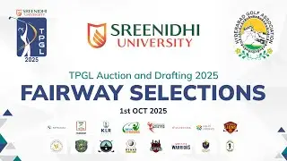 Live : Sreenidhi University TPGL 2025 Auction