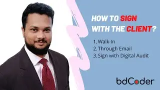 How to sign with the client