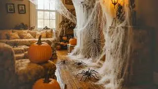 1000 sqft Spider Webs + 30 Fake 🕷️ | Best Halloween Decorations 2025 | Indoor & Outdoor Party Decor