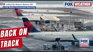 Laguardia Airport Returns To Normal After Holiday Travel Chaos And Winter Storm Disruptions