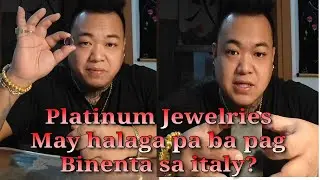Platinum Jewelry investments! Binibili pa ba sa italy?😔 #platinum #gold #investment #viral 