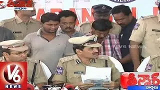 Police arrest two members of a fake currency racket gang in Warangal - Teenmaar News (12-03-2015)