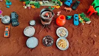 Miniature Steamed Ragi Kozhukattai | Healthy Millet Sweet | Coconut Peanut Delight | Mini Cooking