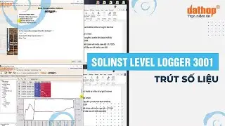 C&aacute;ch tr&uacute;t số liệu từ thiết bị triều k&iacute; tự ghi Solinst Level logger 3001