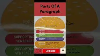 Parts of a Paragraph, Explained with examples#short# Types of paragraph