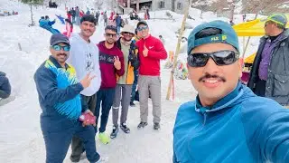 Skiing at abvimas / adventure / 8th day of basic skiing course / manali hp / best adventure