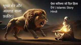 भूखा शेर और अल्लाह वाला फ़क़ीर | ऐसा करिश्मा जो दिल हिला देगा | Islamic Story Hindi