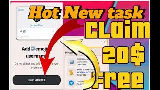 HOT wallet New missions win 20$ free 🆓TON|HOT wallet New missions solution in this video|HOT 20$ 🆓