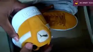 puma Suede Classic+ Unisex Sportstyle yellow Shoes unboxing