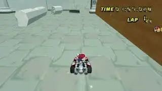 Mario Kart Wii: Very First Custom *Test * Track (Super broken/not planning to finish it)