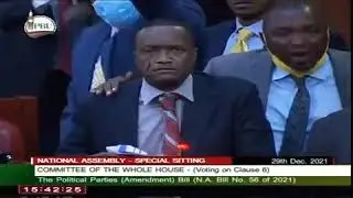 KENYA MPS FIGHT IN PARLIAMENT