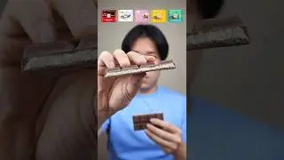 EATING VARIOUS RITTER SPORT CHOCOLATE #asmr #mukbang