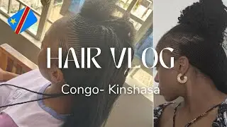Congo - Kinshasa #2 | Hair Vlog | 3 ways to Style | Suki ya maboko | Small Cornrows #2023 #summer