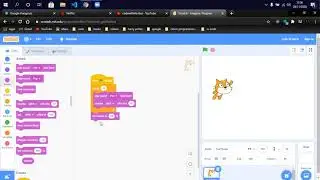 your first program in scratch 🏏