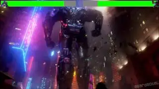 Pacific Rim - Gipsy Danger vs. Otachi [WITH HEALTH BARS]