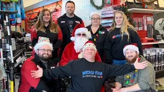 Christmas Party with Santa!  A&A Auto Stores Customer Appreciation Christmas Party