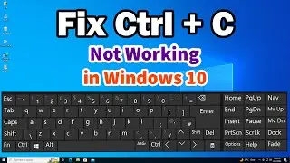 How to Fix Ctrl + C Not Working in Windows 10 PC or Laptop
